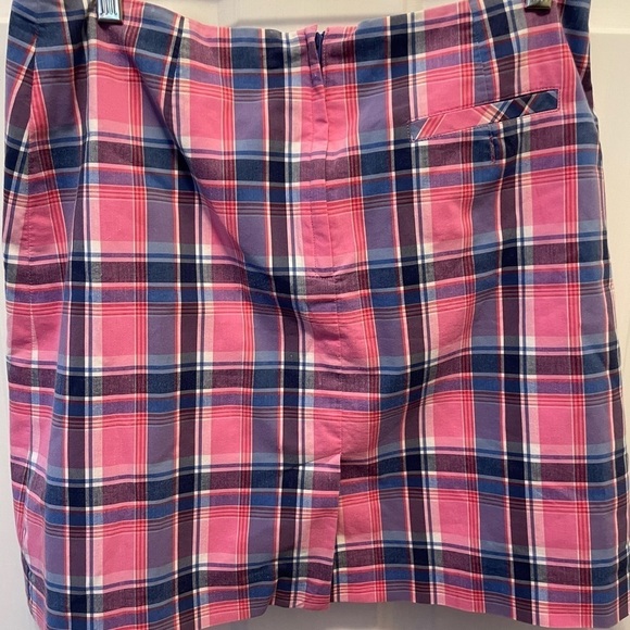 Vintage Lilly Pulitzer skirt. Pink Plaid fully lined. Size 8 - Picture 4 of 6